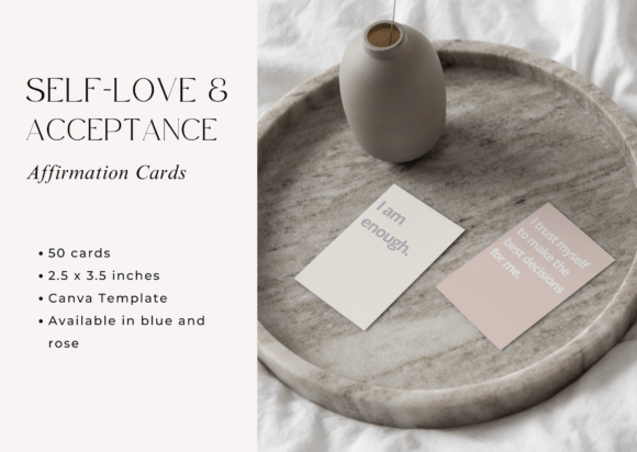 Download Self-love Acceptance Affirmation Cards - Cards Collection