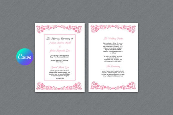 Download Wedding Fan Program Template - Wedding fan Collection