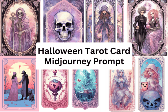 Download Pastel Halloween Tarot Cards - Cards Collection