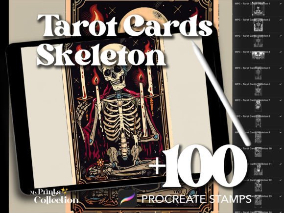 Download 100+ Procreate Tarot Cards Skeleton - Cards Collection