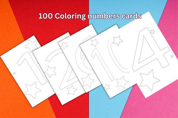 Download Coloring Numbers KDP Cards - Cards Collection
