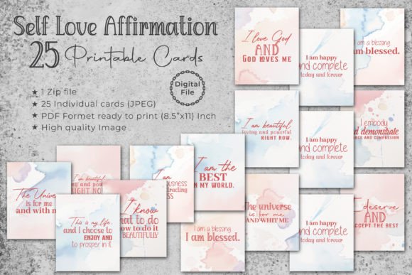 Download Self Love Quotes Printable Cards - Cards Collection