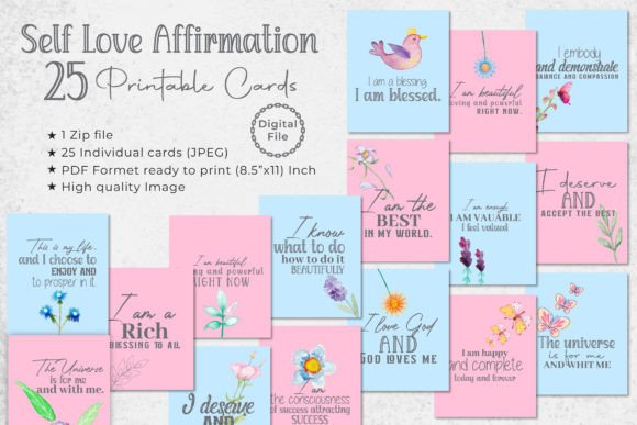 Download Self Love Quotes Printable Cards - Cards Collection