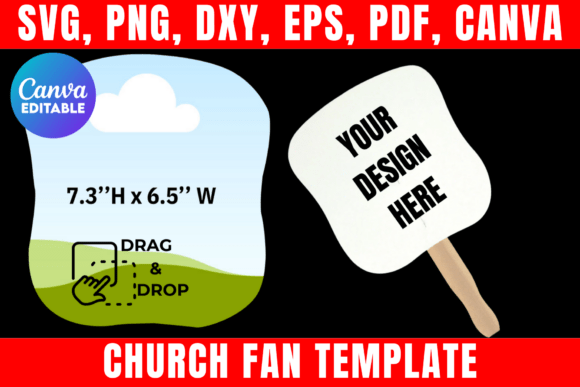 Download Church Fan Template, Paddle Fan Template - Premium Resources