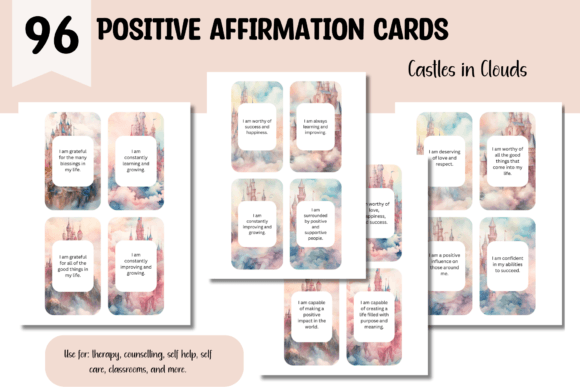 Download Positive Affirmation Cards- Castles - Cards Collection