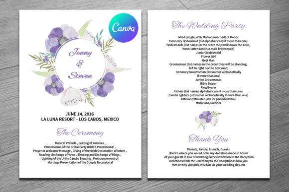 Download Wedding Fan Program Template - Wedding fan Collection
