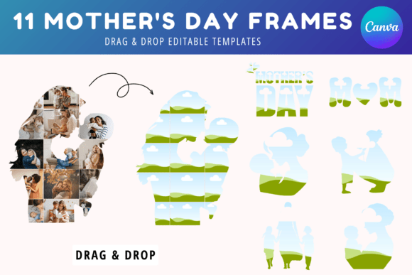 Download Mothers Day Photo Frame Canva Templates - Frame canva Collection