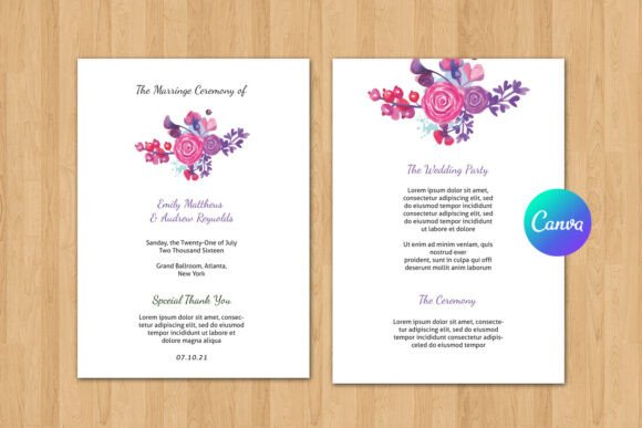 Download Wedding Fan Program Template - Wedding fan Collection