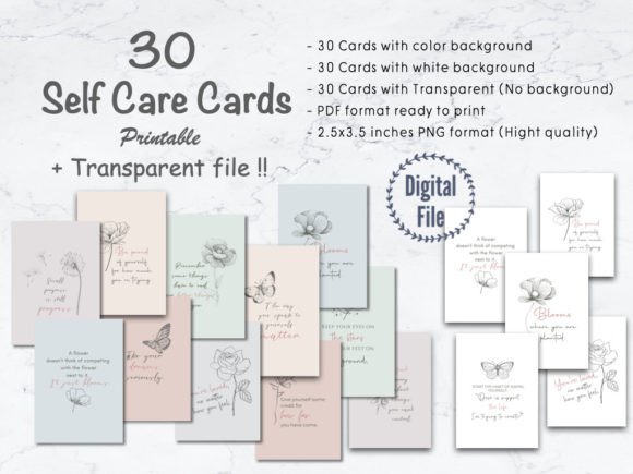 Download Self Care Affirmation Printable Cards - Cards Collection