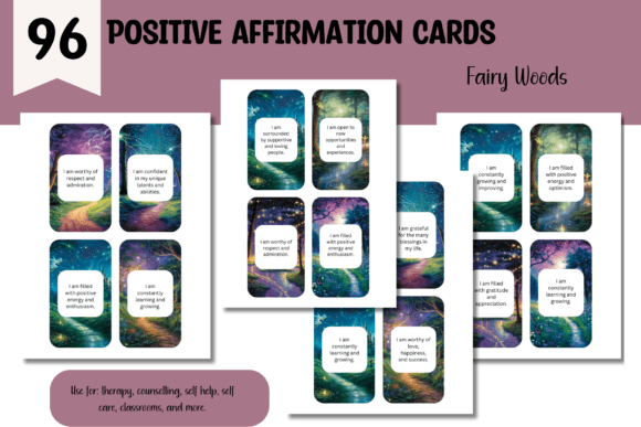 Download Positive Affirmation Cards- Fairy Woods - Cards Collection